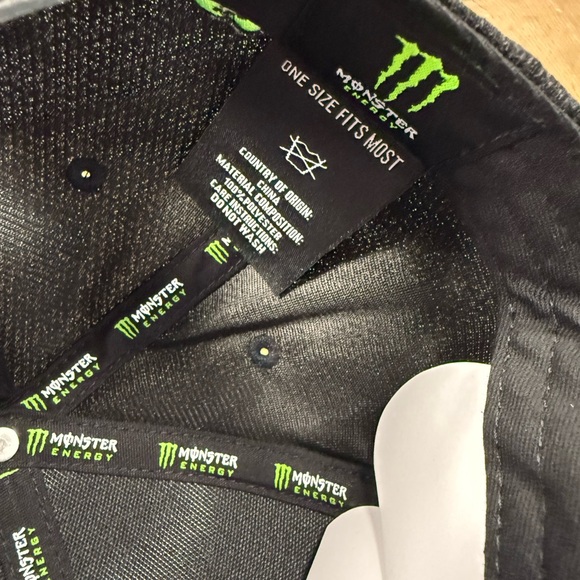 MONSTER drink logo ball cap - Picture 3 of 4